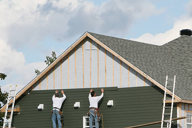 Professional Siding Repair technician working in Crewe, VA